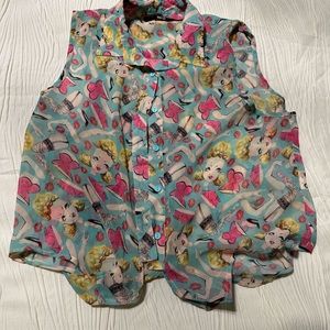 Iron fist doll parts sheer top